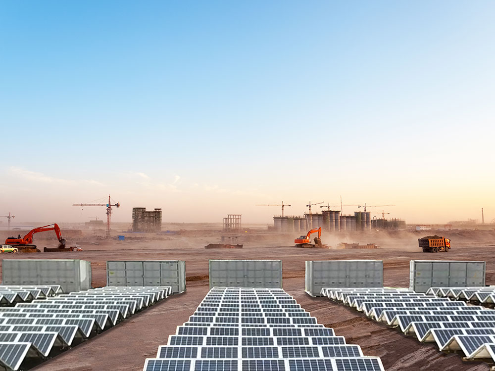 Solar Power Containers for โครงสร้างพื้นฐาน