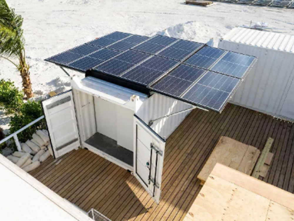 Solar Power Containers for แหล่งจ่ายไฟที่จัดหาเอง